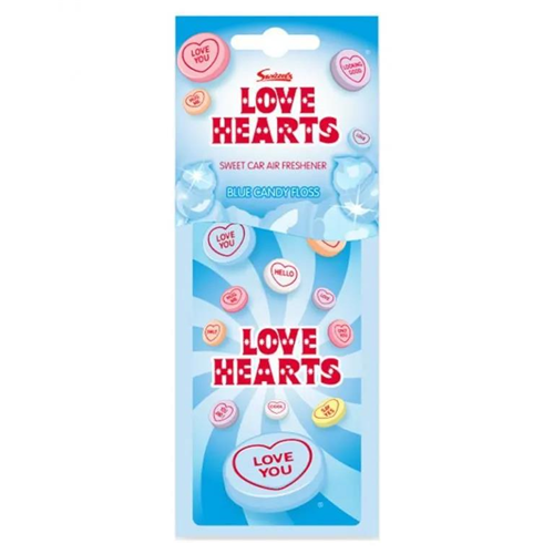 Love Hearts Blue Candy Floss Car A/F Love Hearts Blue Candy Floss Car A/F